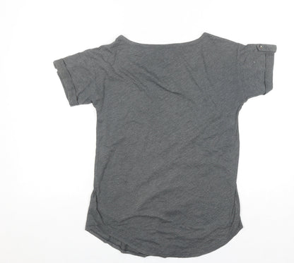 Womens UK Size S Gap Grey Basic T-Shirt