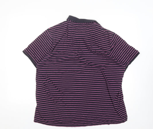 Jasper Conran Men's Multicoloured XL Striped Polo