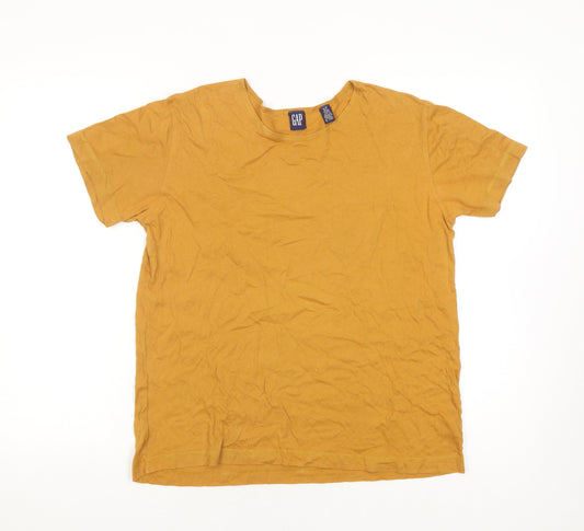 Gap Orange Cotton T-Shirt for Adults - Size S