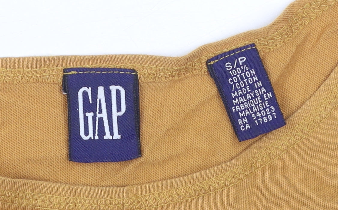 Gap Orange Cotton T-Shirt for Adults - Size S