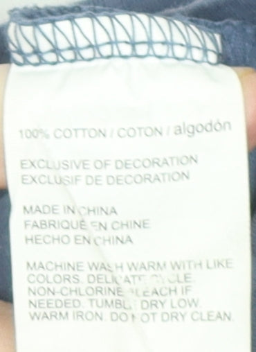 Penguin Mens Blue Short Sleeve T-Shirt Size S