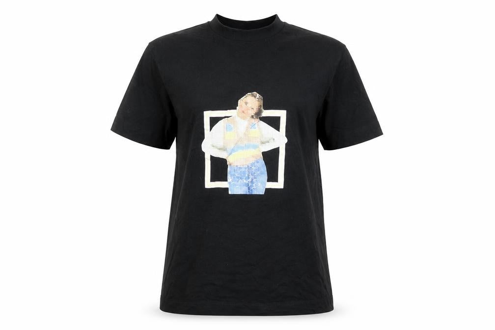 Unisex Adults UK Size S COLLUSION Black Jersey T-Shirt