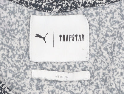 Puma Men's Grey Graphic Medium T-Shirt