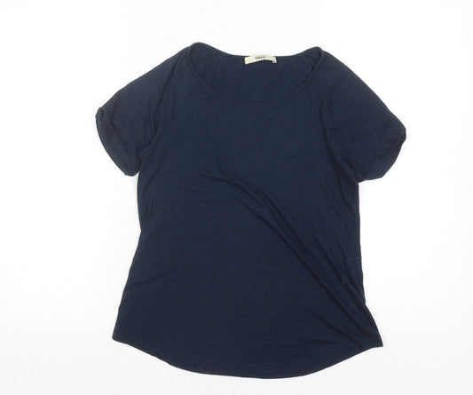 Womens UK Size S Oasis Blue Basic T-Shirt