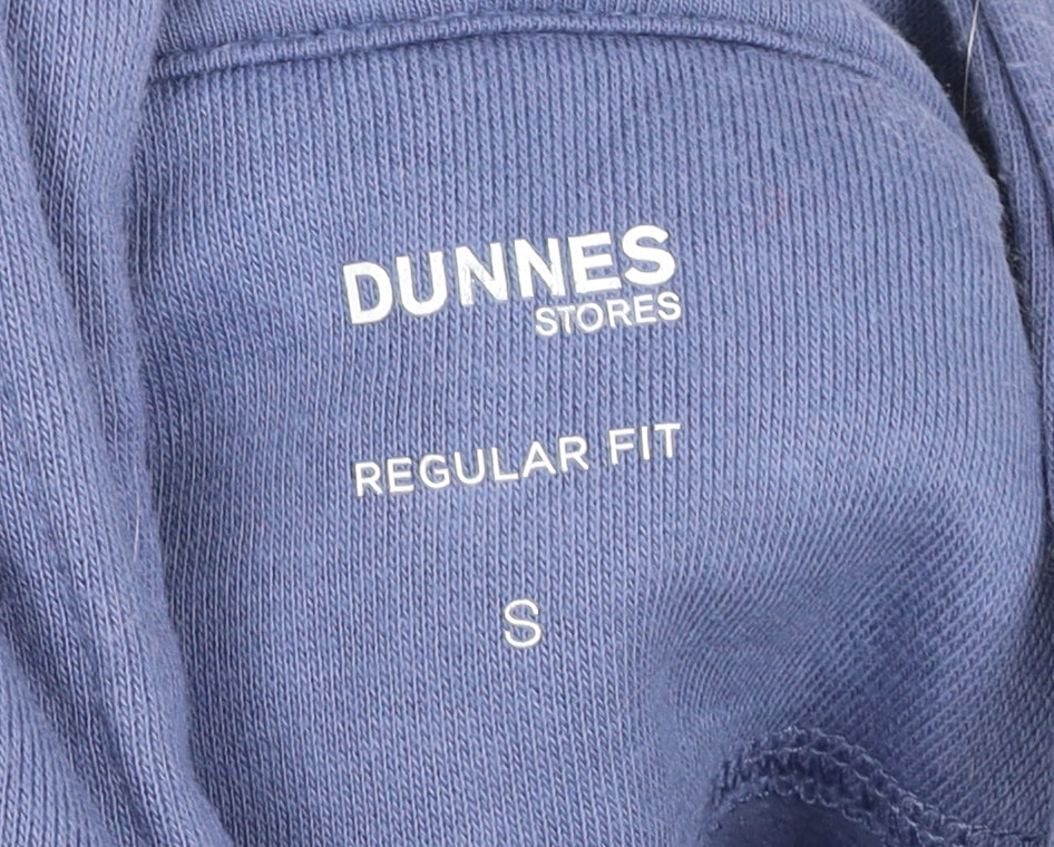 Dunnes Stores Blue Unisex Adults Pullover Hoodie, Size S