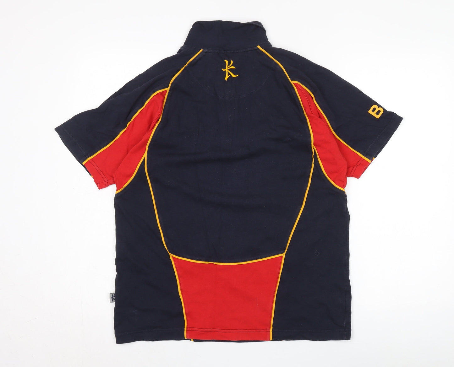 Kukri Men's Blue S Rugby Polo, Casual Sportswear