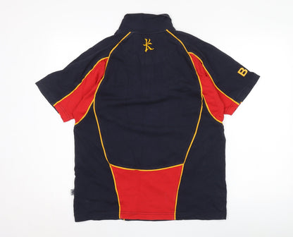 Kukri Men's Blue S Rugby Polo, Casual Sportswear