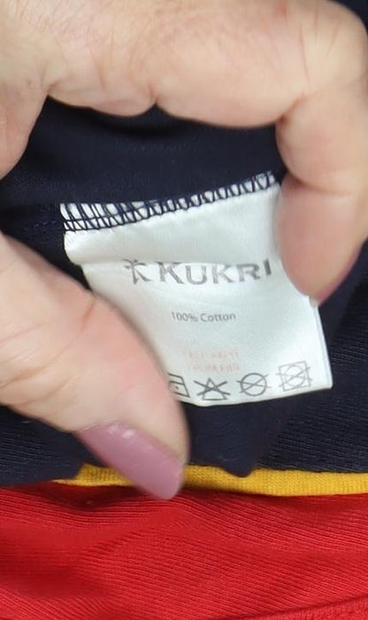 Kukri Men's Blue S Rugby Polo, Casual Sportswear