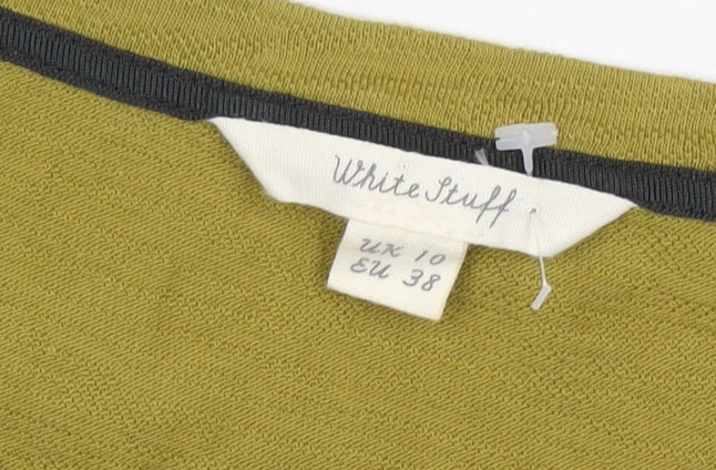 Womens UK Size 10 White Stuff Green  Blouse