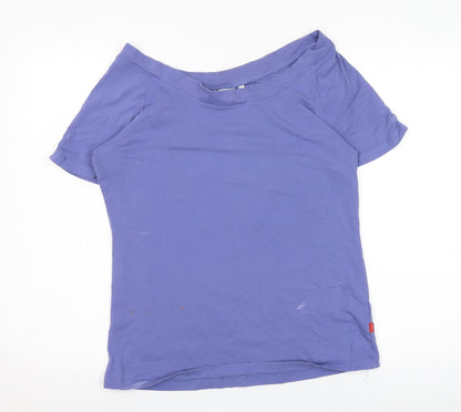Womens UK Size XL Jackpot Purple Basic T-Shirt