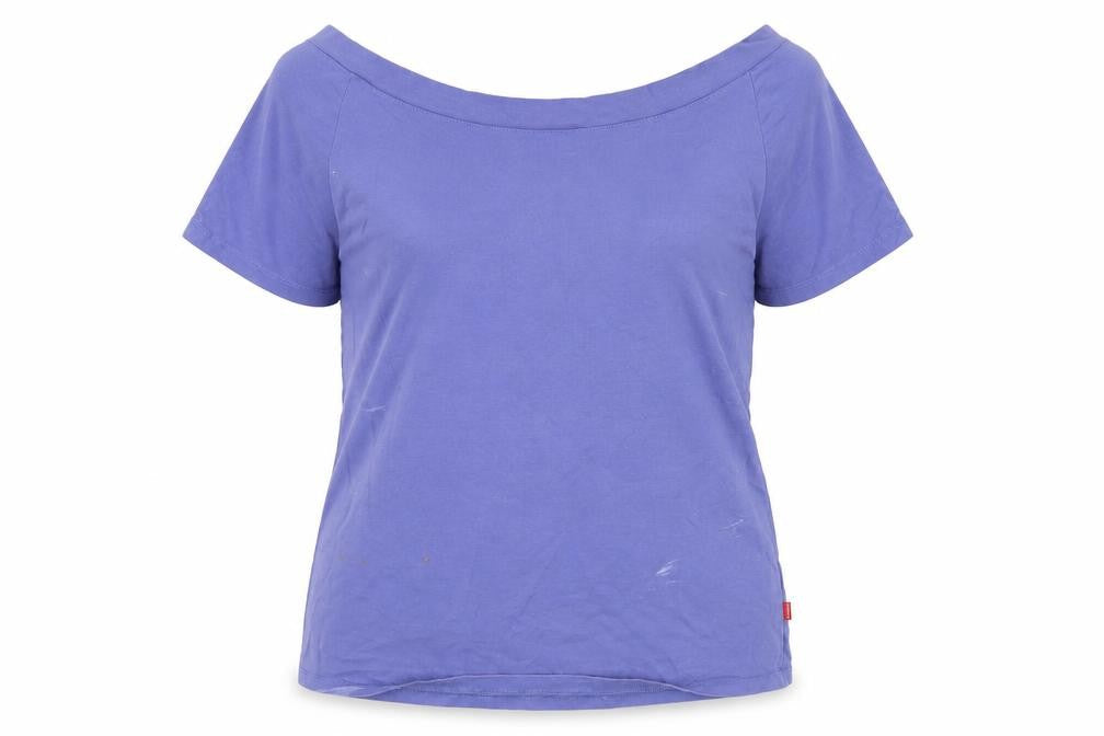 Womens UK Size XL Jackpot Purple Basic T-Shirt