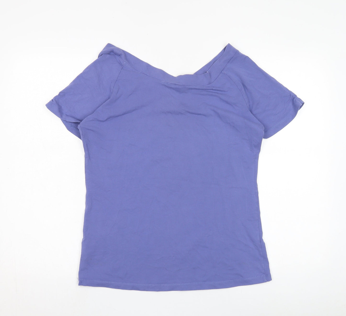 Womens UK Size XL Jackpot Purple Basic T-Shirt
