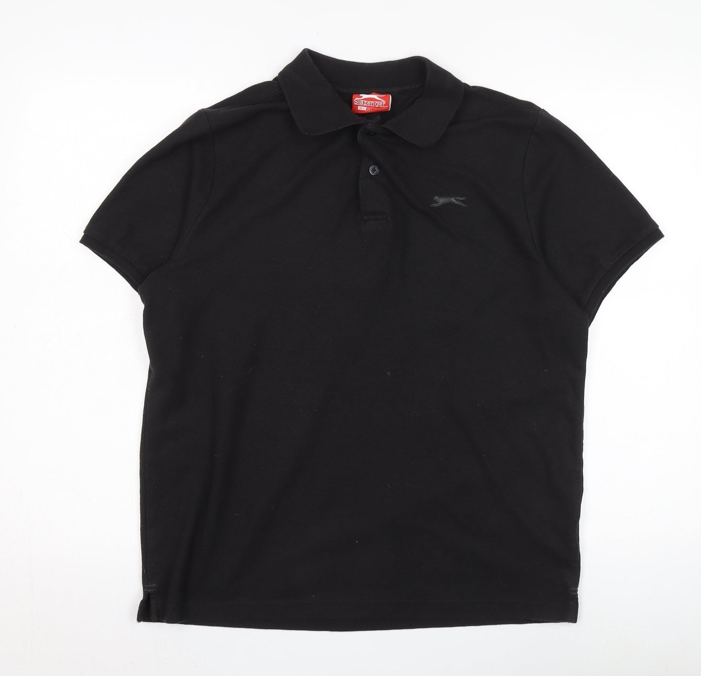 Slazenger Men’s Black Polo Shirt L Size Casual