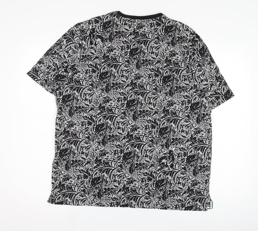 Ted Baker Men's Black Graphic Print T-Shirt, Size L