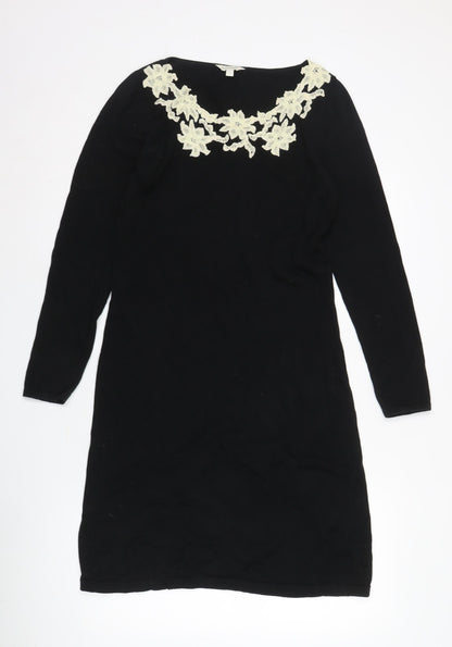 Monsoon Women's Black Knee Length Shift Dress