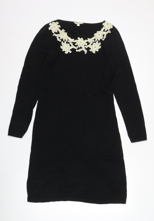 Monsoon Women's Black Knee Length Shift Dress