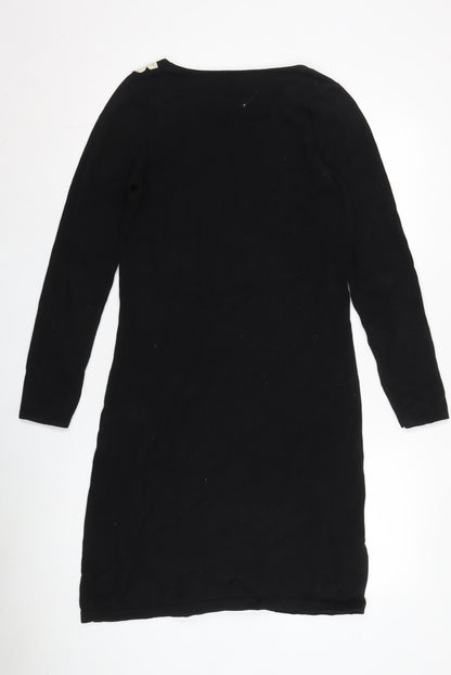 Monsoon Women's Black Knee Length Shift Dress