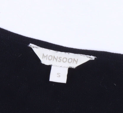 Monsoon Women's Black Knee Length Shift Dress