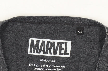 Marvel Men's Grey 2XL Graphic T-Shirt