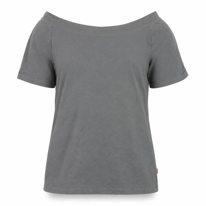 Womens UK Size XL Jackpot Grey Basic T-Shirt