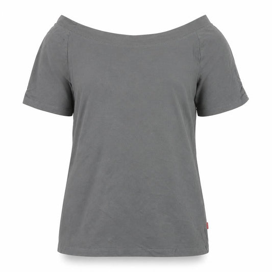 Womens UK Size XL Jackpot Grey Basic T-Shirt