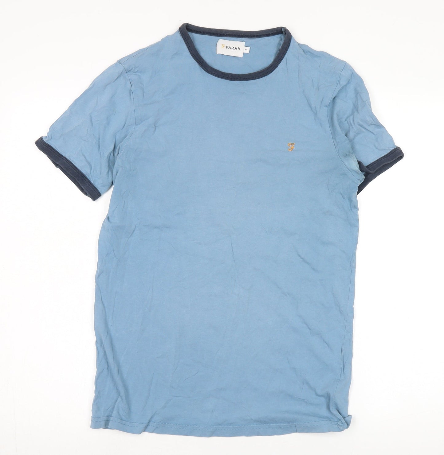 Mens UK Size M Farah Blue  T-Shirt