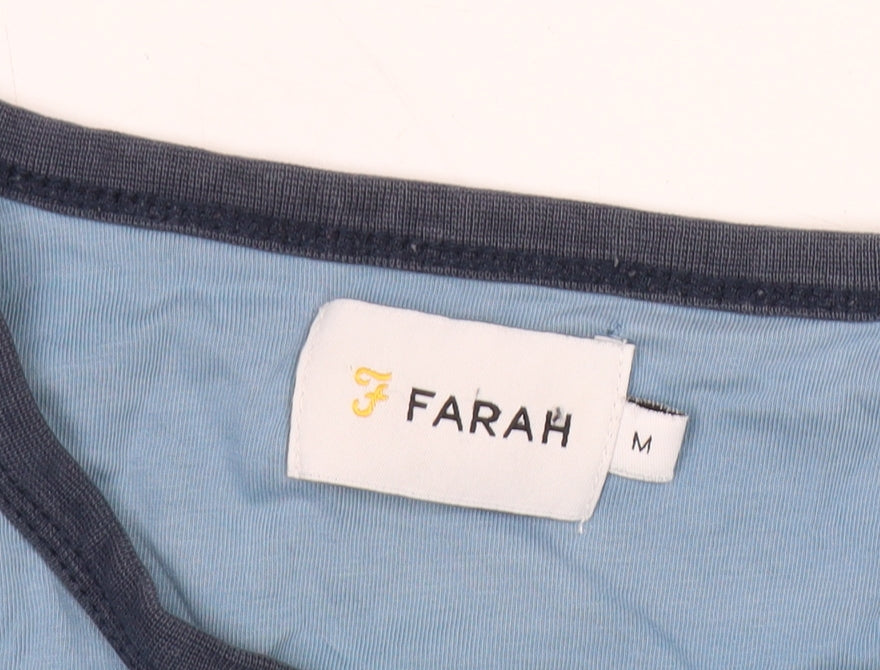Mens UK Size M Farah Blue  T-Shirt