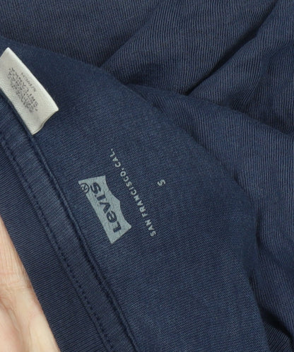 Levi's Men's Blue Graphic Logo T-Shirt, Size S