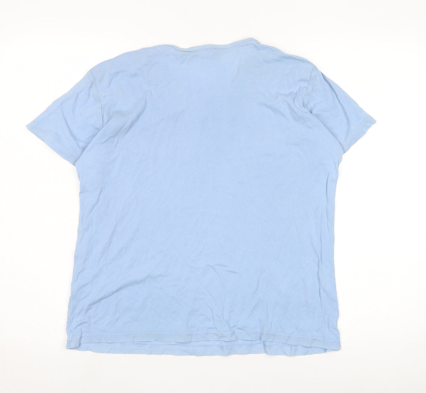 Womens UK Size M Lee Blue Basic T-Shirt