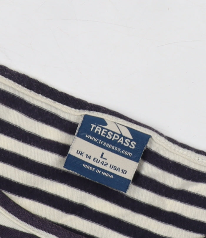 Womens UK Size L Trespass Black Jersey T-Shirt