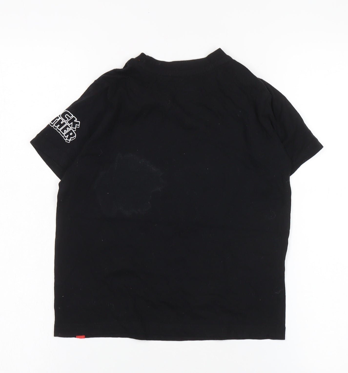 Marvel Black Panther Boys' T-Shirt, 6-7 Years, Black, Casual