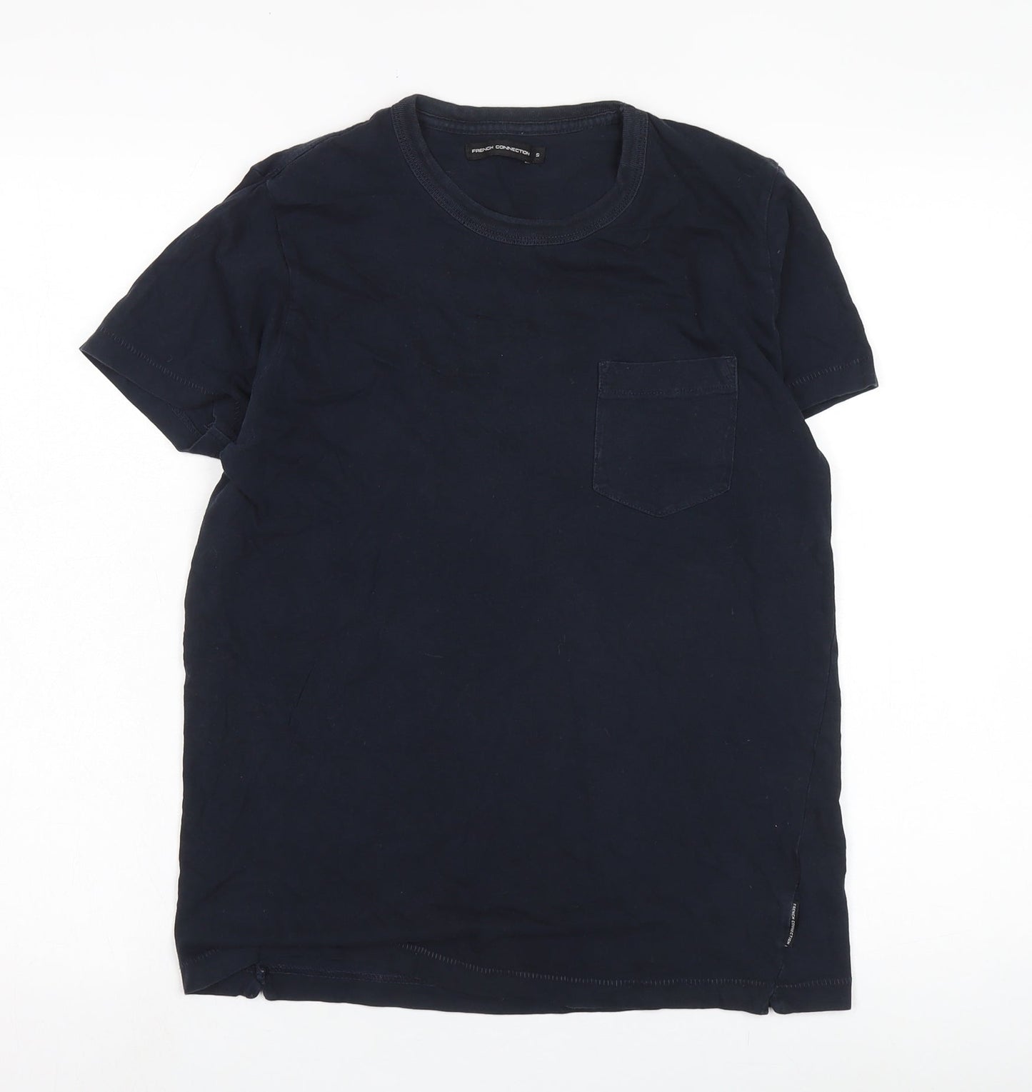 Mens UK Size S French Connection Blue  T-Shirt