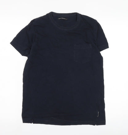 Mens UK Size S French Connection Blue  T-Shirt