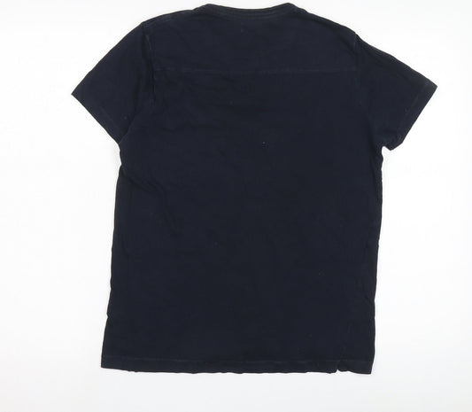 Mens UK Size S French Connection Blue  T-Shirt