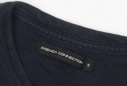 Mens UK Size S French Connection Blue  T-Shirt