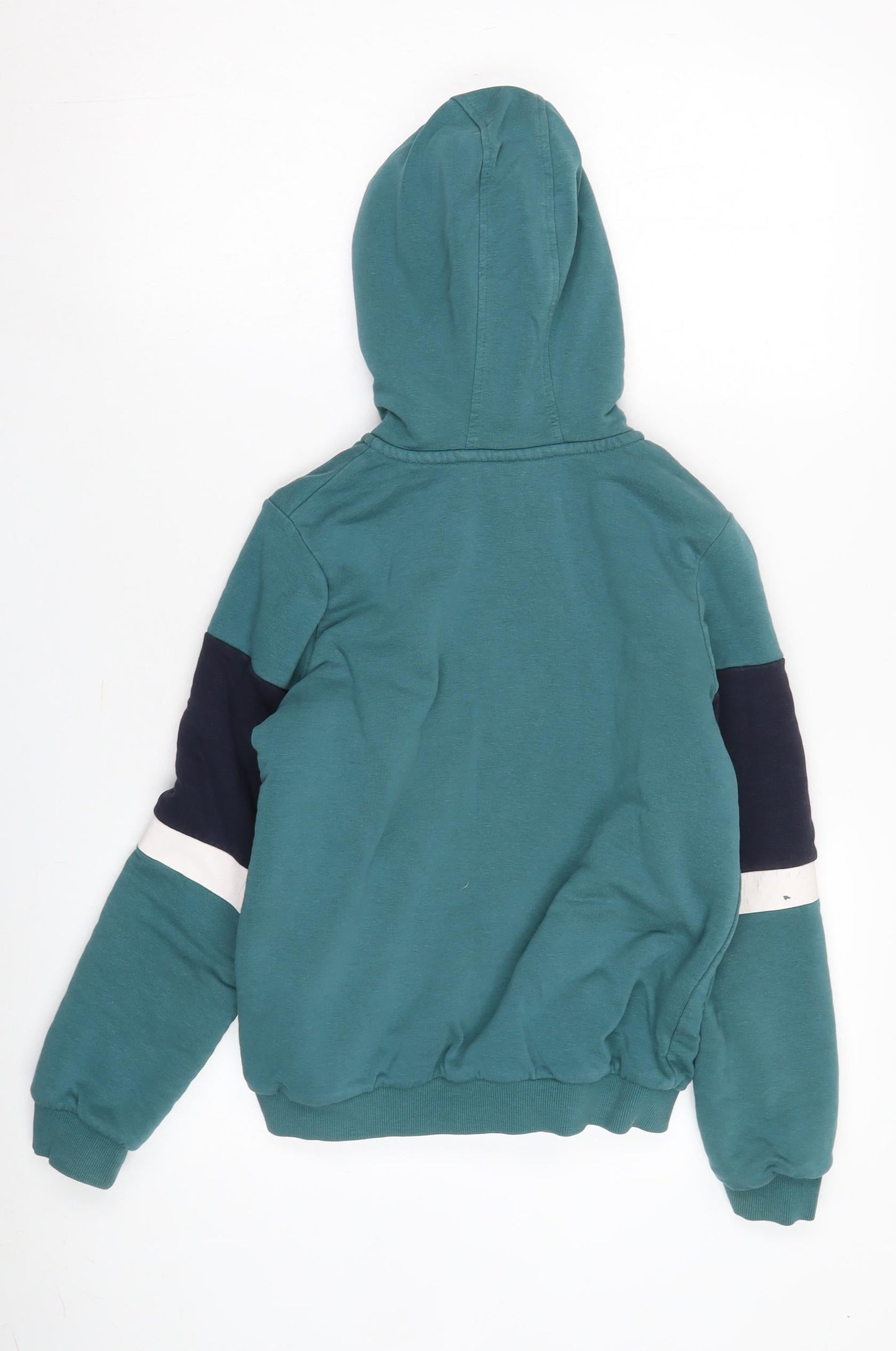 Pepperts Boys Green Full Zip Hoodie with Logo 10-11 Years