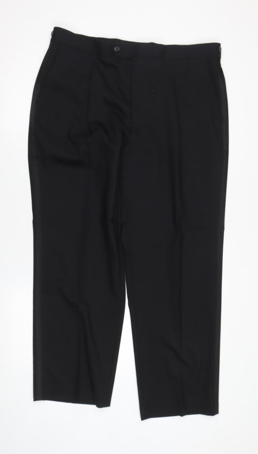 Taylor & Wright Men's Black Dress Pants XL