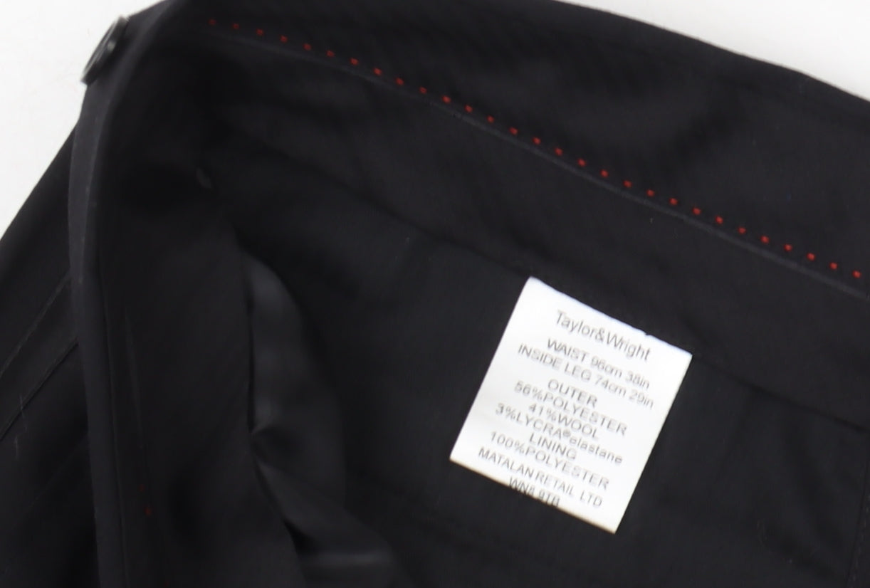 Taylor & Wright Men's Black Dress Pants XL