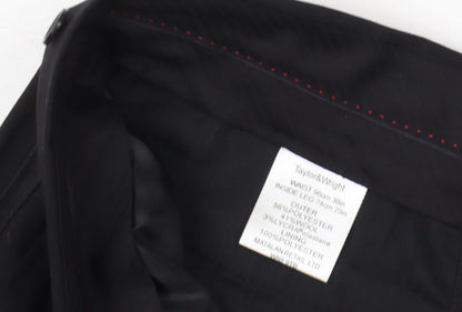 Taylor & Wright Men's Black Dress Pants XL