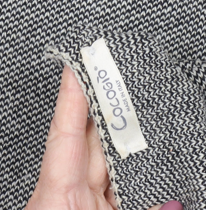 Cocogio Women's Grey Waistcoat Size 12 Sleeveless Casual