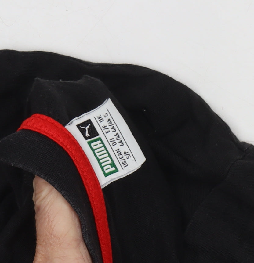 Puma Men's Black Pink Panther Cotton T-Shirt S