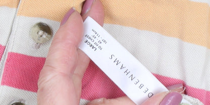 Debenhams Men's Multicoloured Striped Polo L