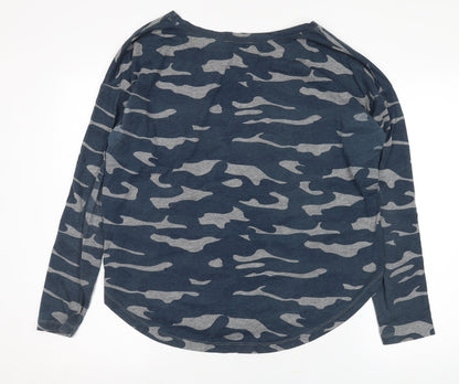 Marie Lund Women’s Camouflage Blue 2XL Jersey T-Shirt