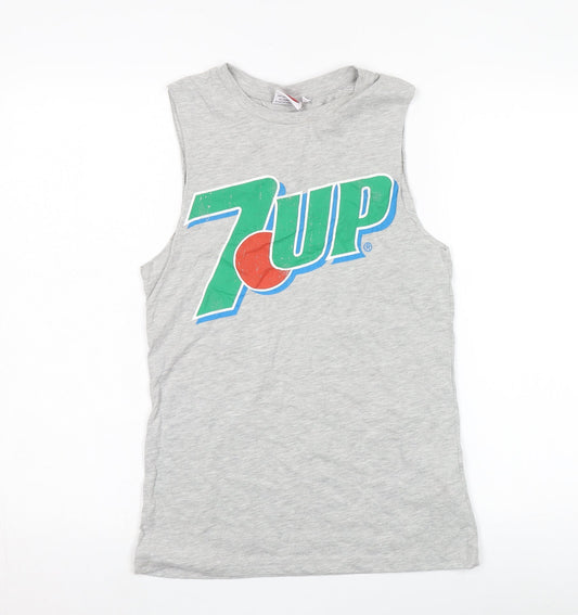 Unisex Adults UK Size 6 Atmosphere Grey Basic Tank
