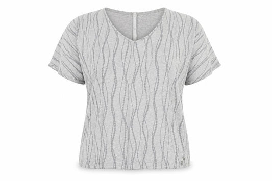 Womens UK Size 16 Kangol Grey Basic T-Shirt
