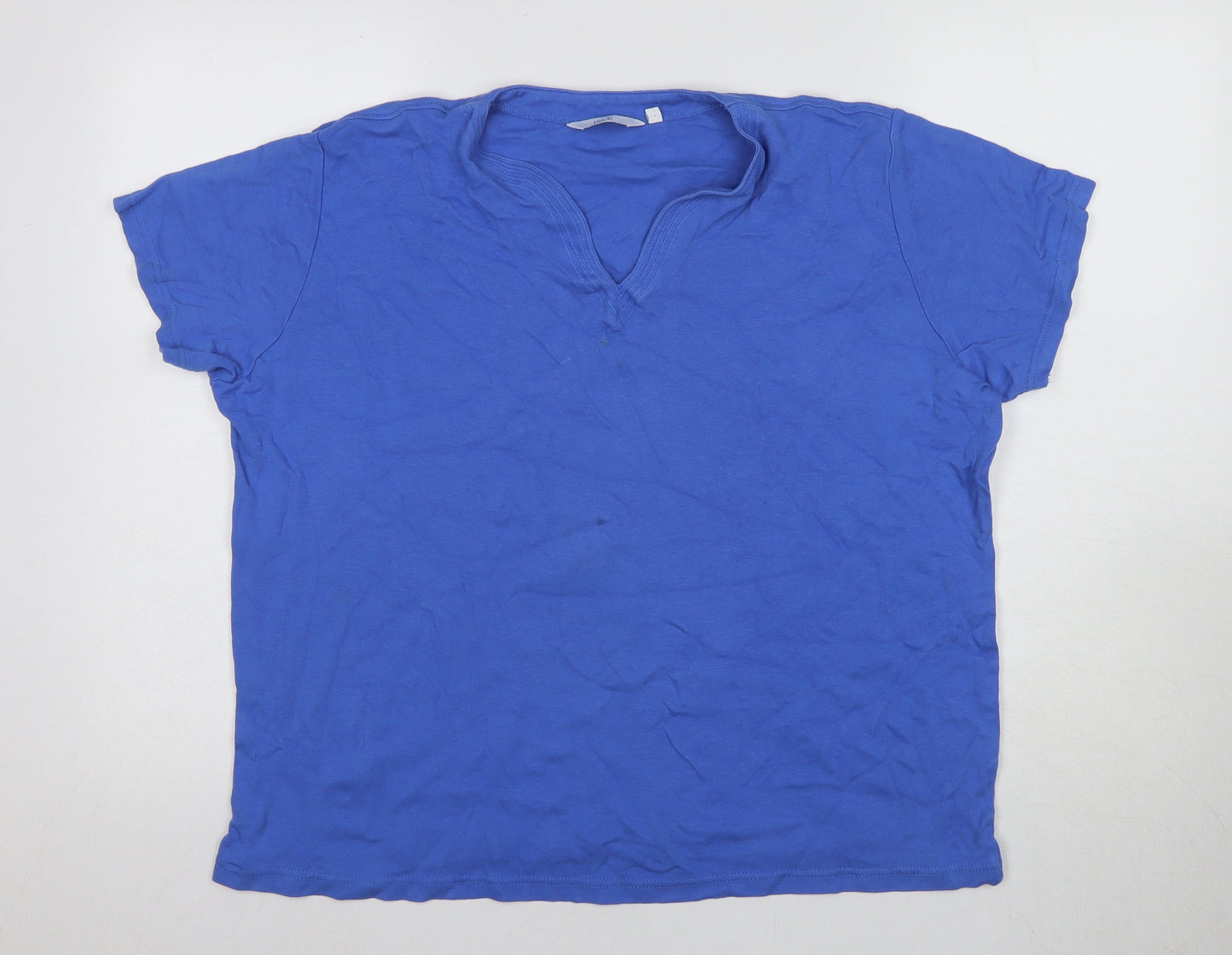 Womens UK Size XL ISLE Blue  T-Shirt