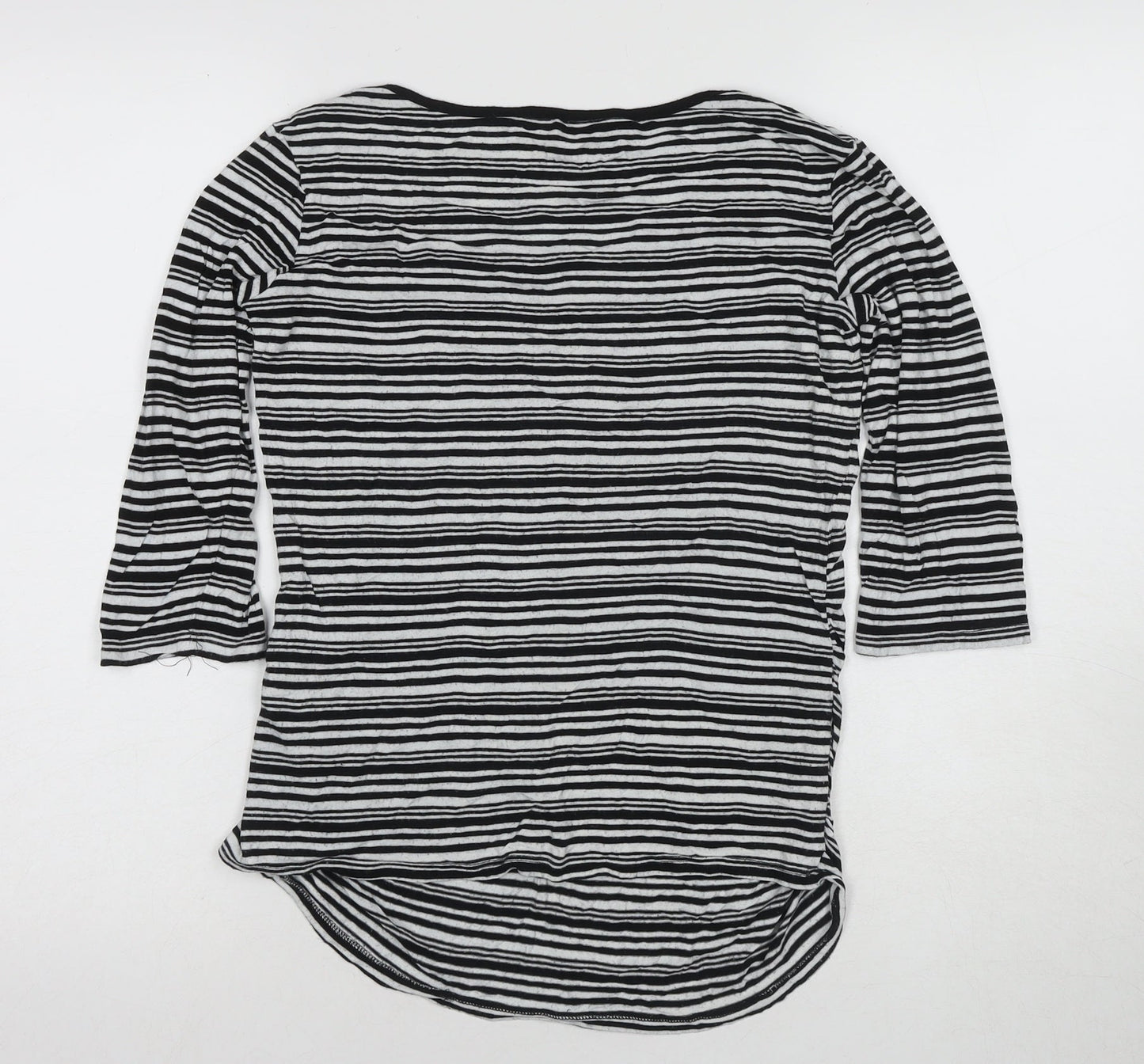 Womens UK Size 10 Red Herring Multicoloured Basic T-Shirt