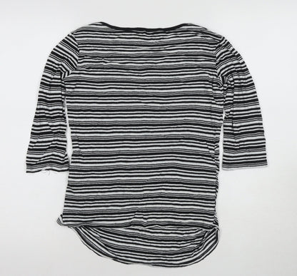 Womens UK Size 10 Red Herring Multicoloured Basic T-Shirt