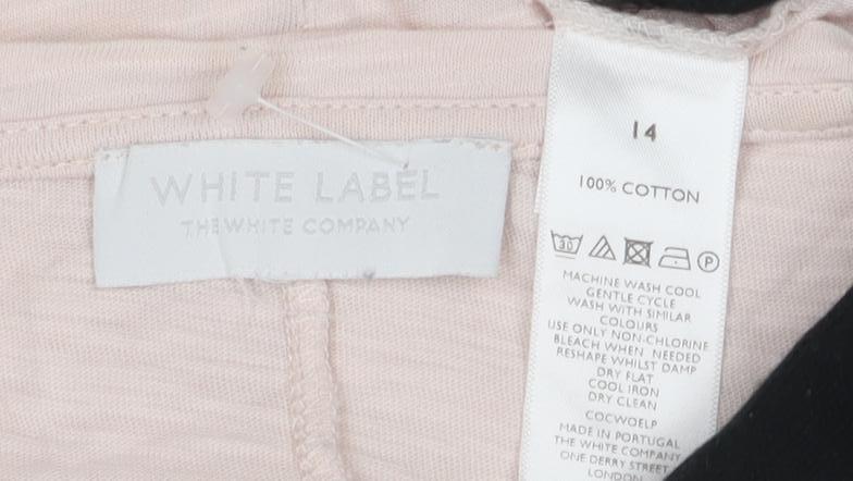 Womens UK Size 14 White Label Ivory  T-Shirt