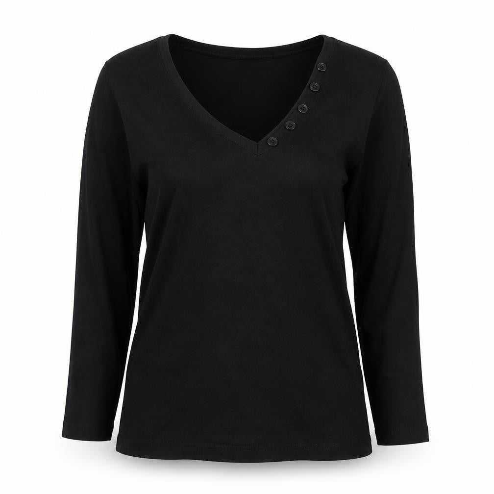 Womens UK Size S Gap Black Basic T-Shirt